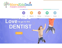 Tablet Screenshot of moorekidssmile.com